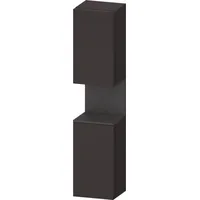 Duravit Qatego Hochschrank Graphit Supermatt mit Nischenbeleuchtung × graphit