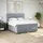 vidaXL Boxspringbett 180 x 200 cm Hellgrau