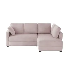 bobb Ecksofa mit Boxspringpolsterung Lisa de Luxe ¦ rosa/pink ¦ Maße (cm): B: 235 H: 90 T: 184.0