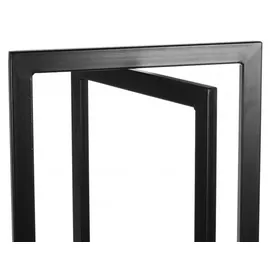 Magnus Kaminholzregal R121 Holz und Stahl 42 x 35 x 120 cm 1 Stück Schwarz
