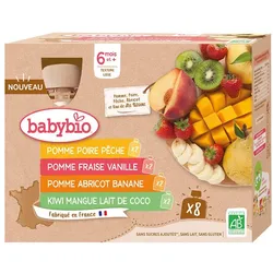 Babybio Multi-Parfums Gourdes Fruits ab 6 Monaten