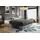 Trada Royal Boxspringbett 200x200 mit Bettkasten Bonell H3 mit Topper Grau - Grau