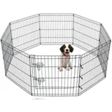 MYPETS Freigehege YOUNGSTER Welpenlaufstall Welpenauslauf Welpen Hunde 120 cm x 120 cm x 60 cm