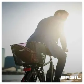 Basil Icon S Fahrradkorb schwarz