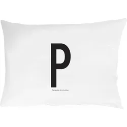 Arne Jacobsens Vintage ABC Kissenbezug Buchstabe P