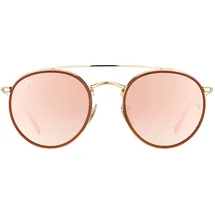 Ray-Ban Round Double Bridge RB3614N 3647N 51-22 gold/copper gradient flash