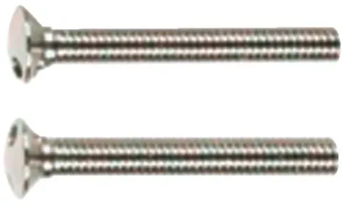 Berker 9002025009SP Schrauben 3,5 x 25 mm Chrom zur Befestigung für TS Glasplatten, Berker TS, chrom