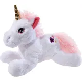 HEUNEC 351578 EINHORN liegend, weiß, Plüschtier, 30 cm