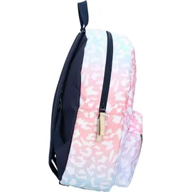 Milky Kiss Rucksack mit auffälligem Leopardenmuster – Rosa