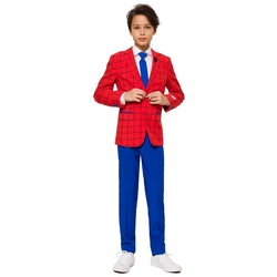 Opposuits Kostüm Teen Spider-Man Anzug, Ausgefallener Jungenanzug für Teens mit Stil rot 158-164