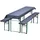 nyvi Bierbankauflagen Set 240 x 90 cm grau 3-tlg.