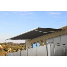 Mendler Kassettenmarkise T124 500 cm grau