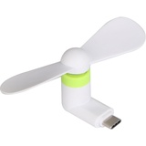 HUAJINGKEJI Typ-C-Port-Ventilator für Geräte, tragbarer USB-C-Port-Ventilator, Zubehör, Handy-Ventilator