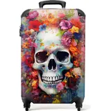 NoBoringSuitcases.com NoBoringSuitcases.com® Handgepäck Hartschalenkoffer mit TSA Schloss, Trolley, Reisekoffer, Carry on, Rollkoffer, Klein oder Mittelgroß Mehrfarbig