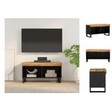 vidaXL TV-Schrank 85x33x43,5 cm Massivholz Mango