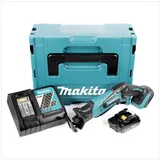 Makita DJR 183 RY1J Akku Reciprosäge + 1x Akku 1,5Ah + Ladegerät + Makpac