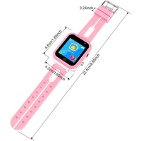 Smartwatch für Kinder, Wasserdicht, Sicher, Smartwatch mit GPS-Tracker, Anrufe, SOS-Kamera für Kinder, Studenten im Alter von 3–12 Jahren( rosa)