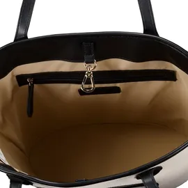 Valentino Covent Shopper Baumwolle Naturale/Nero