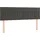 vidaXL Boxspringbett 140 x 200 cm Dunkelgrau