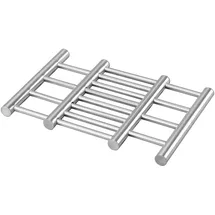 Testrut 6x Axentia, Untersetzer, Topfuntersetzer, Edelstahl (Pfannenuntersetzer)