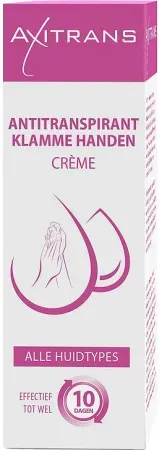 Axitrans Schwitzige Hände Antitranspirant Handcreme Alle Hauttypen Tube 50ml