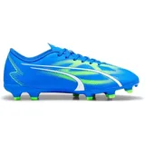 Puma Herren Fussball-Rasenschuhe ULTRA PLAY FG/AG, ULTRA BLUE-PUMA WHITE-PRO GREE, 48 1⁄2