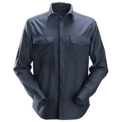 Snickers ProtecWork, Langarmhemd 8 navy