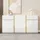 Okwish Sideboard 160 x 80 x 40 cm Beige