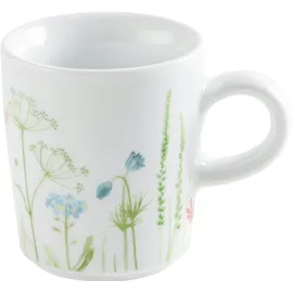 Kahla Five Senses Wildblume Espresso-Obertasse 0,09 l | Espressotasse aus Porzellan rot/gelb