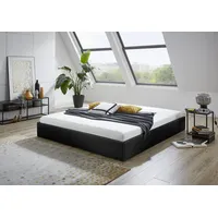 Westfalia Schlafkomfort Polsterbett "Osaka", schwarz, B:165cm L:205cm, Bezug:Kunstleder, 100%