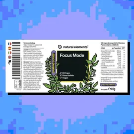 Natural Elements Focus Mode Kapseln 49 g