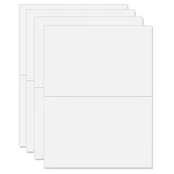 LUMA Einlegeblätter für Karten weiß DIN B6, 10 Blatt, 10 St.