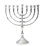 Nklaus Kerzenleuchter Menorah 32cm Silber
