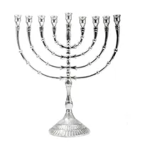 Nklaus Kerzenleuchter Menorah 32cm Silber