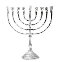 Nklaus Kerzenleuchter Menorah 32cm Silber