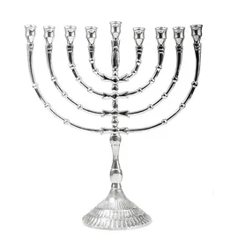 Nklaus Kerzenleuchter Menorah 32cm Silber