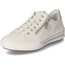 Rieker Slip-Ons Damen Weiß/Silber/Grau 36
