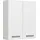 Saphir Hängeschrank SAPHIR "Quickset Wand-Badschrank 60 cm breit mit 2 Türen und 2 Einlegeböden", weiß (weiß glanz), B:60cm H:70cm T:20cm, Spanplatte, Schränke, Hängeschrank, Badezimmer-Hängeschrank inkl. Türdämpfer, Griffe in Chrom Glanz