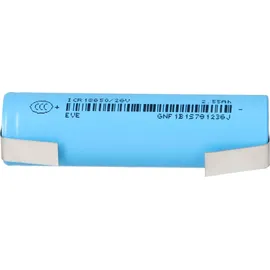 Eve ICR18650-26V 2550mAh 3,6V Li-Ion Entladestrom 7.65A U-Lötfahne