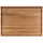 konsimo® Schneidebrett Eiche 1-tlg. 40 x 30 cm Braun