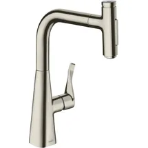 Hansgrohe Metris Select M71 240 Edelstahl Finish 73817800