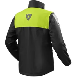 RevIt! Nitric 4 H2O Regenjacke Herren Schwarz/Neon-Gelb 2XL