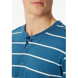 SCHIESSER Pyjama Casual Nightwear Blau / Dunkelblau XXL