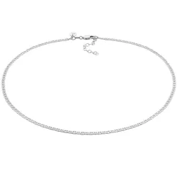 Elli PREMIUM Choker Stäbchen-Panzerkette Basic 925 Silber Damen 