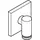 Hansgrohe AXOR Wall outlet Fine Wandanschluss 36738670 eckig G1/2" Mattschwarz