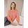 Madeleine Strickpullover mit Perlfang-Muster Rosa 34
