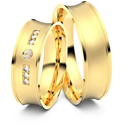 Trauringe Siegen 585er Gelbgold - 3157