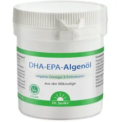 Dr. Jacob's DHA-EPA-Algenöl Kapseln Omega-3-Fettsäuren vegan 60 St