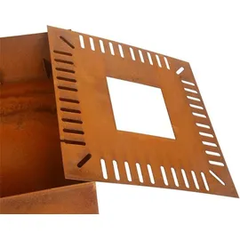 Estexo Springbrunnen Cortenstahl Set 50x50x80 cm