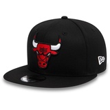 New Era Chicago Bulls Schwarz Verstellbare 9Fifty Snapback Cap - S-M